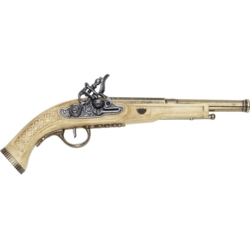 Kolser, 18. Århundrede Travel Pistol, Ivory