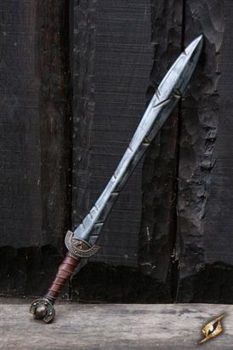 Rollespil Battleworn Celtic Leaf Sword - 85 cm