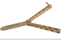 Butterfly Træningskniv i Guld