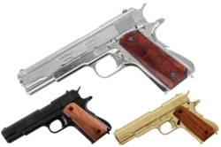 Attrap M1911 Pistol, Stål, Realistisk Skyde Imitering