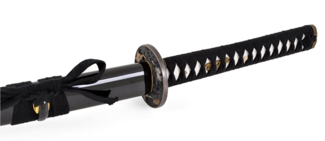 ShenLong Piano sort lakeret Katana sværd håndgreb