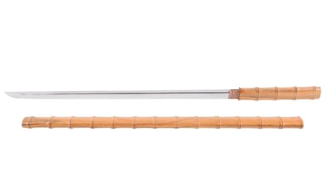 Bambus Katana og bambus skede