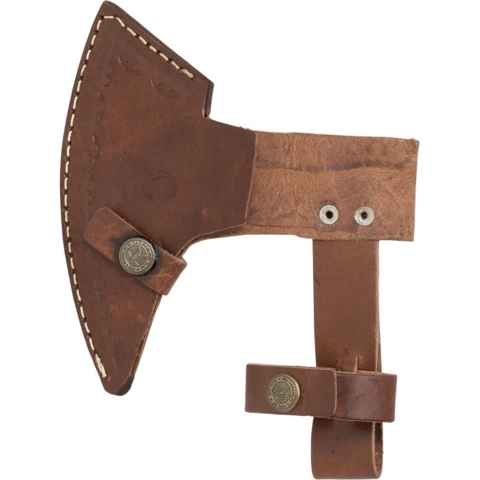 Haller, Robust Økse Med Fingergreb - Læder Skede