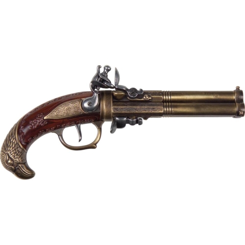Kolser, 3-Barrel Pistol, Augsburg 1775