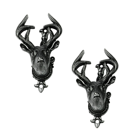 Kolser Sølv Riffelholder Eller Pistolholder, Hjortehoved