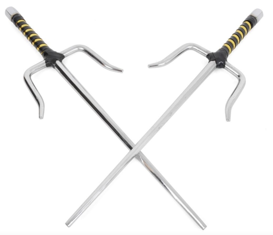 Octogonal Sai - Chrome