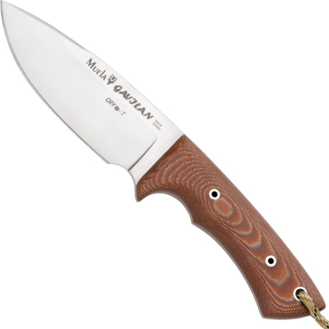 Muela Gavilan Micarta Kniv, Brun