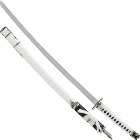 Hvid Dekorativ Katana