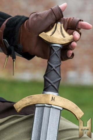 Arming Sword Gold - 87 cm greb