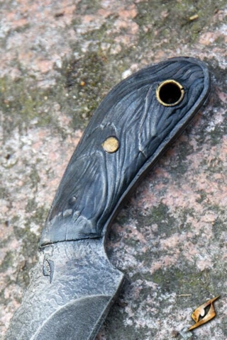 Trappers Knife Mørk - 20 cm - Greb