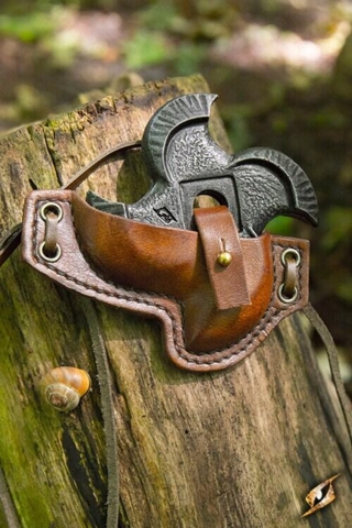 Tornado Shuriken Holder inkl. Shuriken Brun