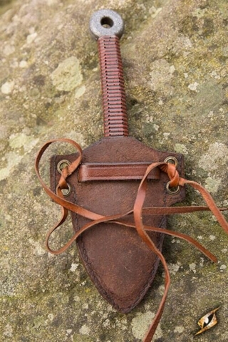 Kunai Holder inkl. Knife Brown