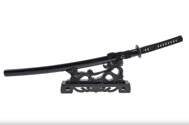 Drage Bordstander i Træ til Katana