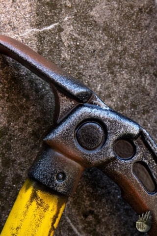 Ice Axe - 63 cm - Yellow - Øksehoved