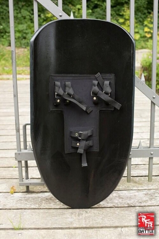 Ready For Battle Large Shield - L - Black/Green - Bagside