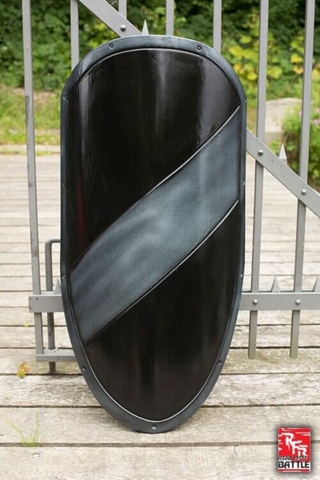 Ready For Battle Large Shield - L - Black/Steel