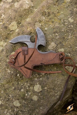 Black Shuriken Skede inkl. Kastestjerne - Brun