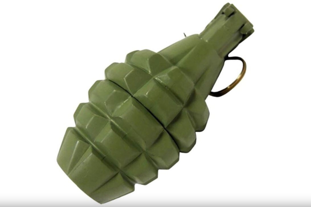 Attrap Håndgranat MK2, Metal