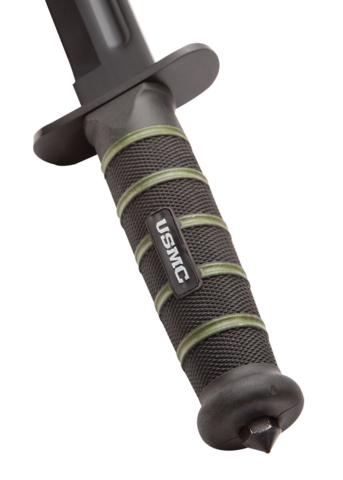 United Cutlery, USMC Blackout Combat Fighter Kniv - Håndtag