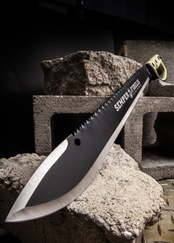United Cutlery, USMC Semper Fi Sawback Machete