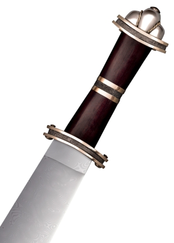 Cold Steel, Damascus Long Sax - Håndtag - Pommel