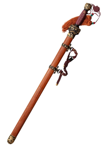 Cold Steel, Chinese Two Collar Sea Wave Gim-Sword - Med Skede