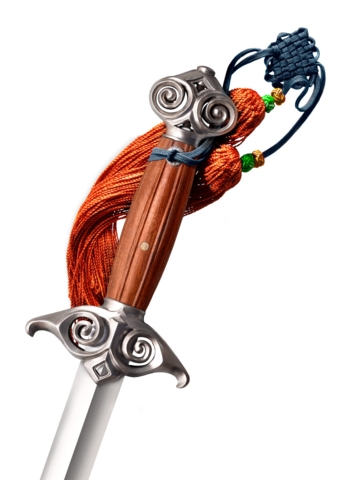 Cold Steel, Chinese Leaf Gim-Sværd - Håndtag - Pommel - Parerstang