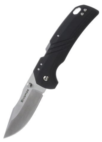 Cold Steel, Engage Foldekniv, Clip Point, 3'', Sort G10