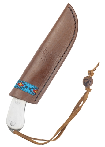 Condor, Blue River Kniv, Micarta - Læder Skede