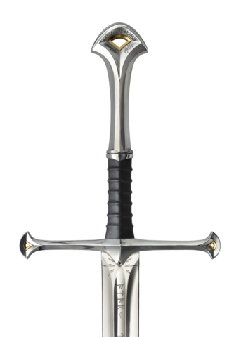 United Cutlery, Lord Of The Rings, Anduril Sværd, Museum Collection - Greb