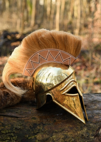 Battle Merchant, Italo-Corinthian Hjelm Med Plume - Side