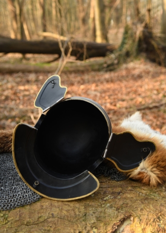 Battle Merchant, Italic B-Hjelm, Stål - Inderside