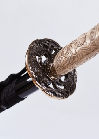 Marto, Immortal Katana, Syntetisk Elfenben - Tsuba