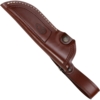 Muela, Husky Kniv, Palisander Træ - Brun Læder Skede