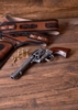 Funktionel, Replika Western Single Action Army Revolver .45 - Med Patroner