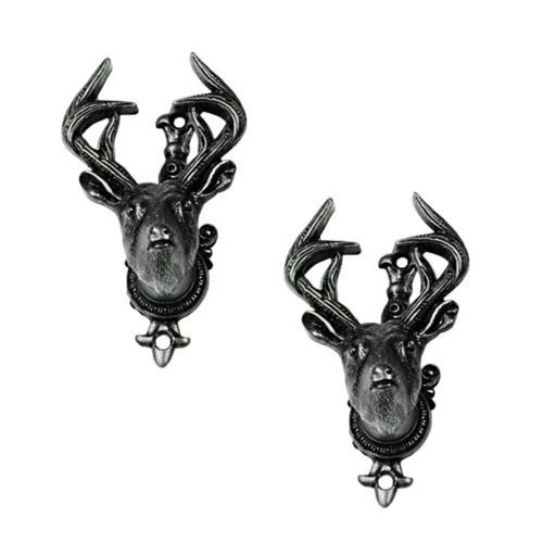 Kolser Sølv Riffelholder Eller Pistolholder, Hjortehoved